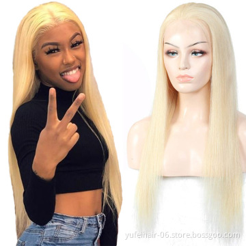Wholesale Cheap Cuticle Aligned 613 Full Lace Wig Human Hair,10A Straight 613 Blonde Lace Front Wig HD Wig Vendors